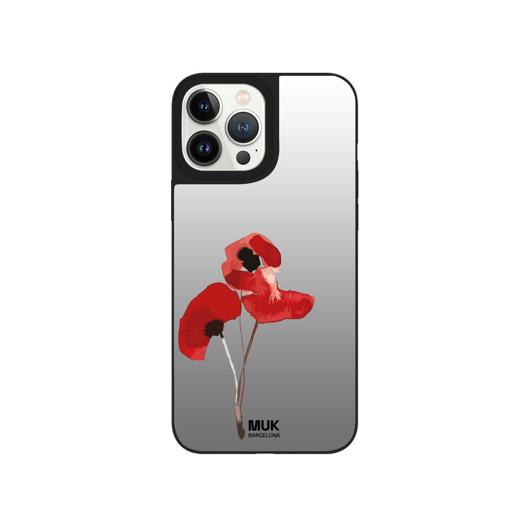 Funda de móvil Amapolas Mirror