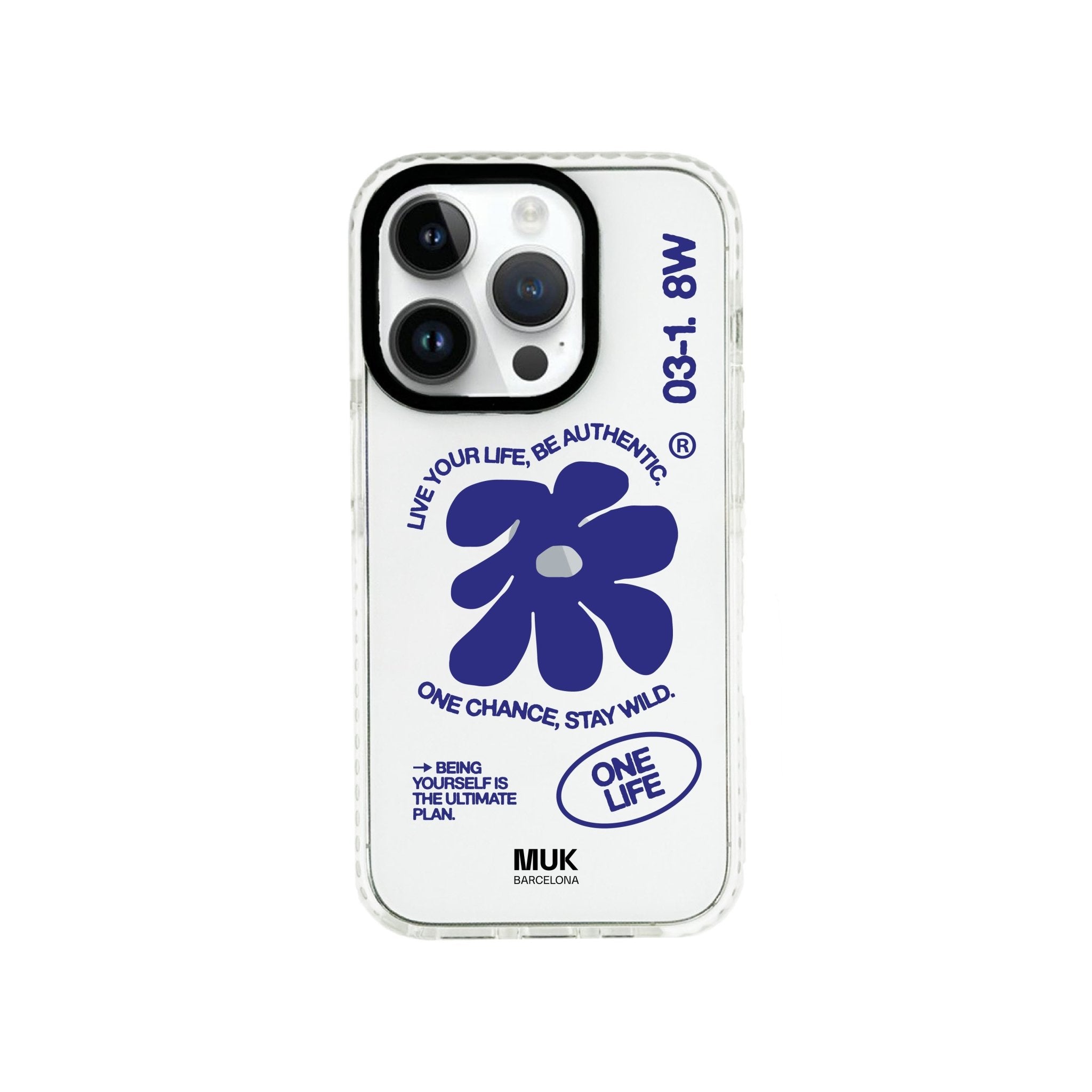 Funda de móvil Bumper One life - Clear