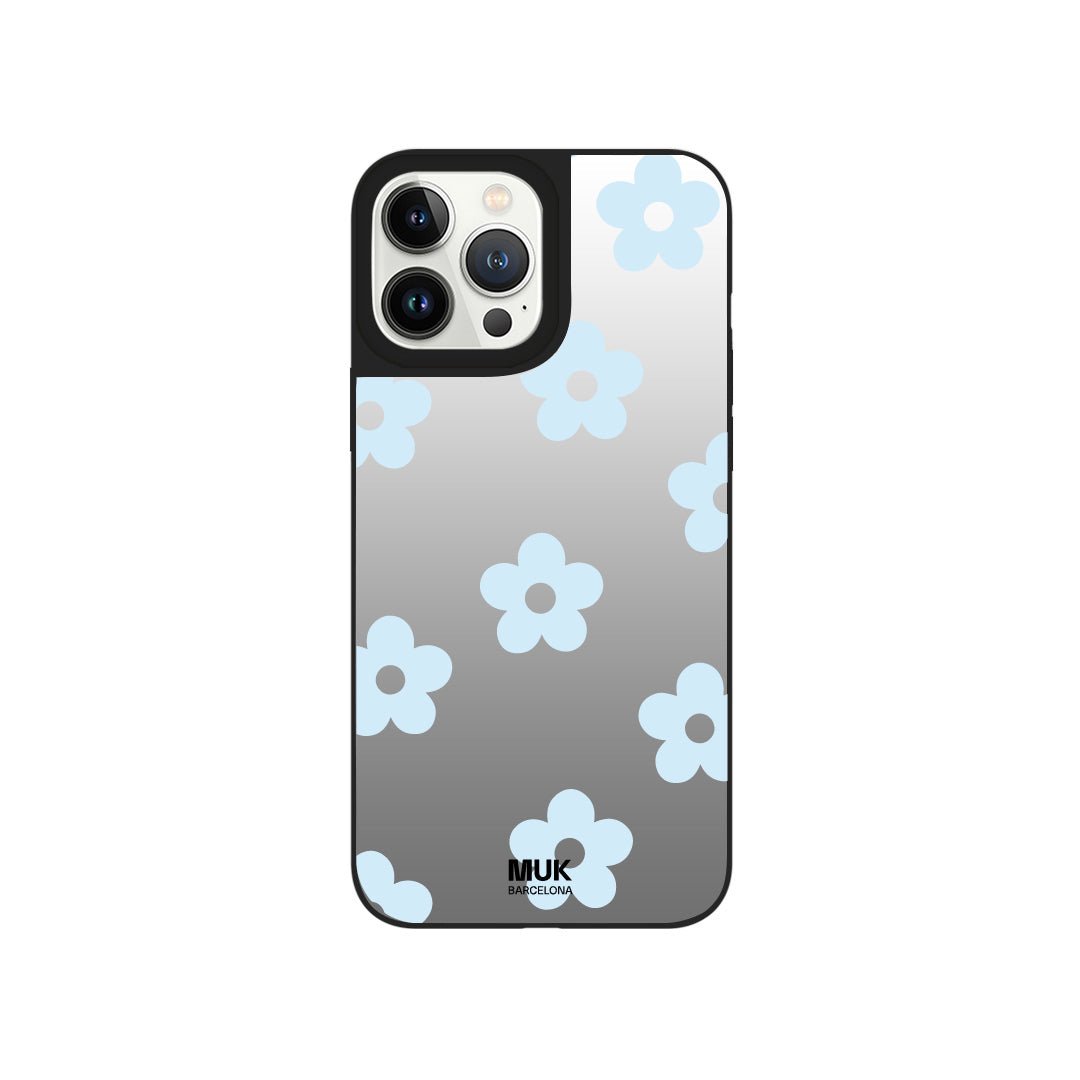 Funda de móvil Flowers Blue Mirror