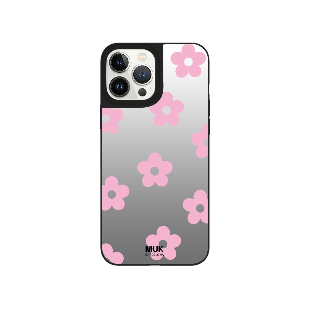 Funda de móvil Flowers Pink Mirror