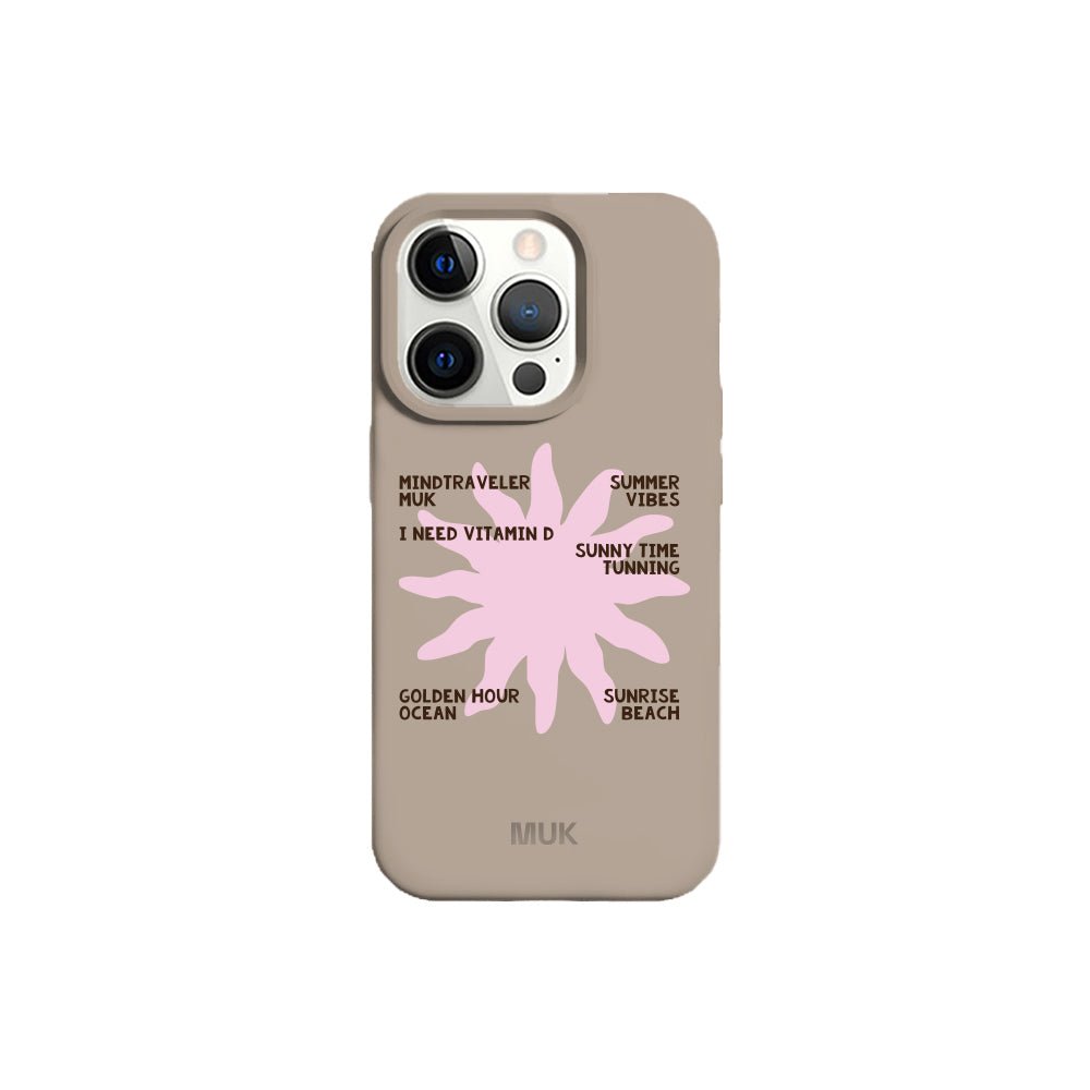 Funda de móvil Soleil Print MUK x Mindtraveler - Stone