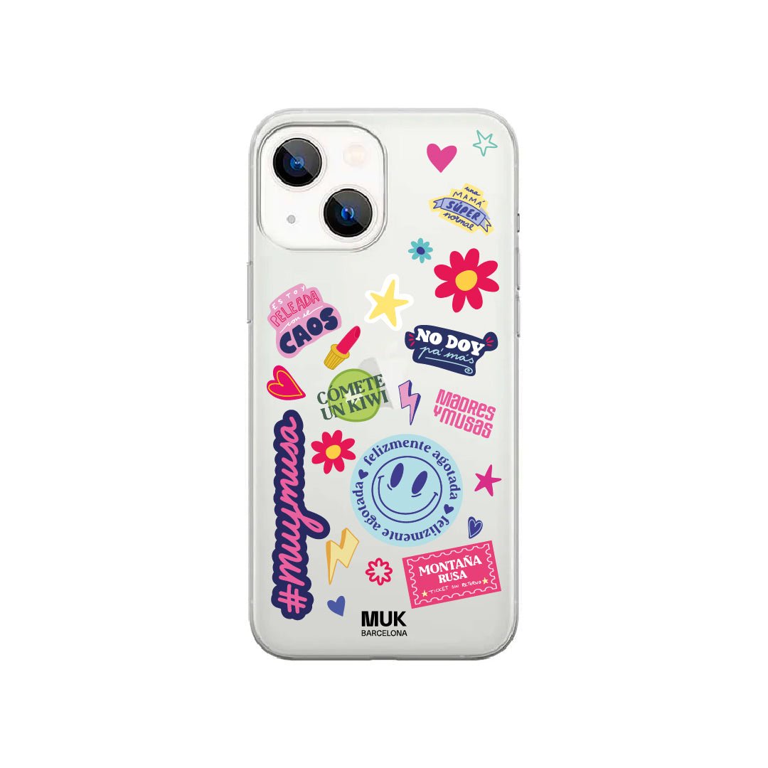 Funda de móvil Stickers - Madres y Musas