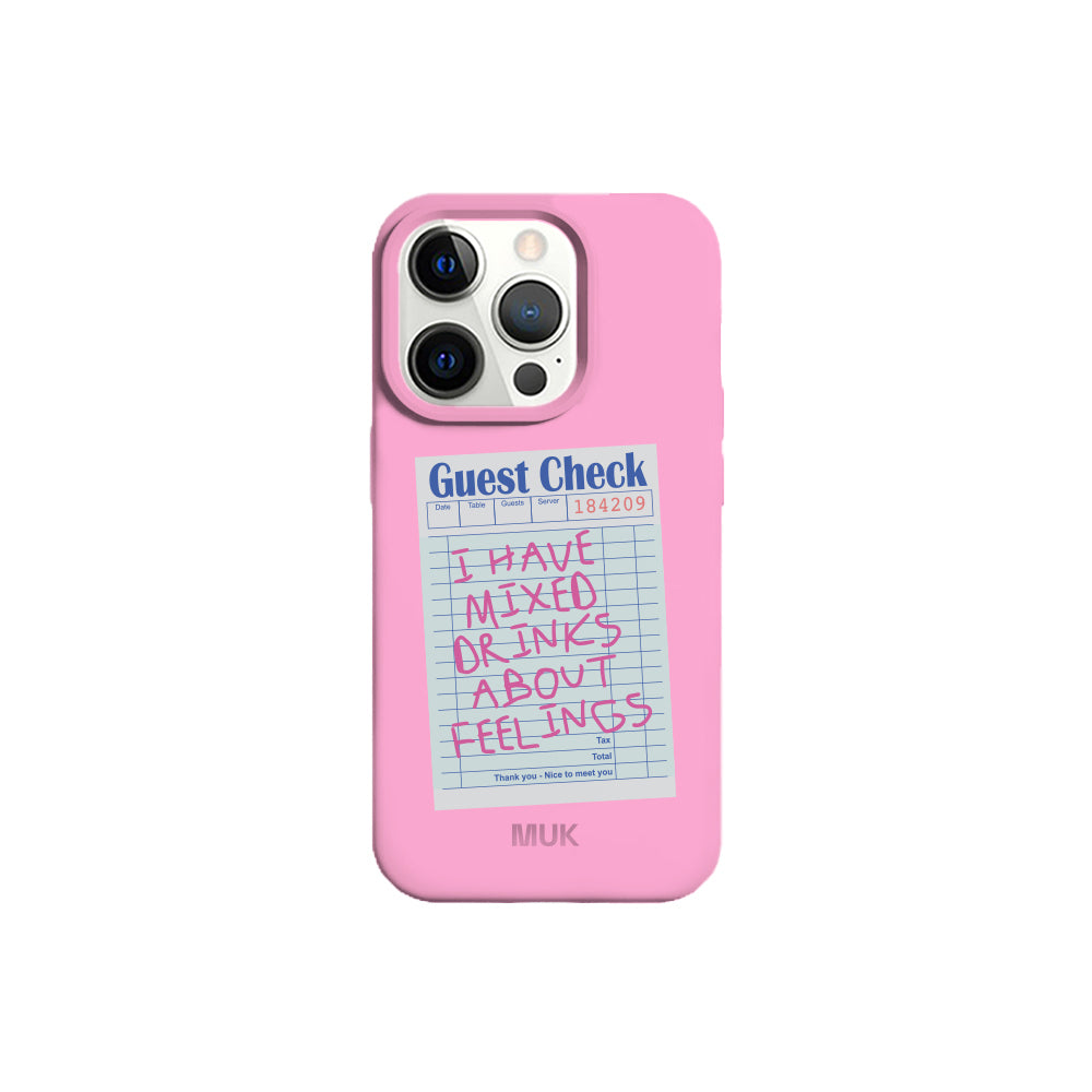Guest Check Phone Case - Pink