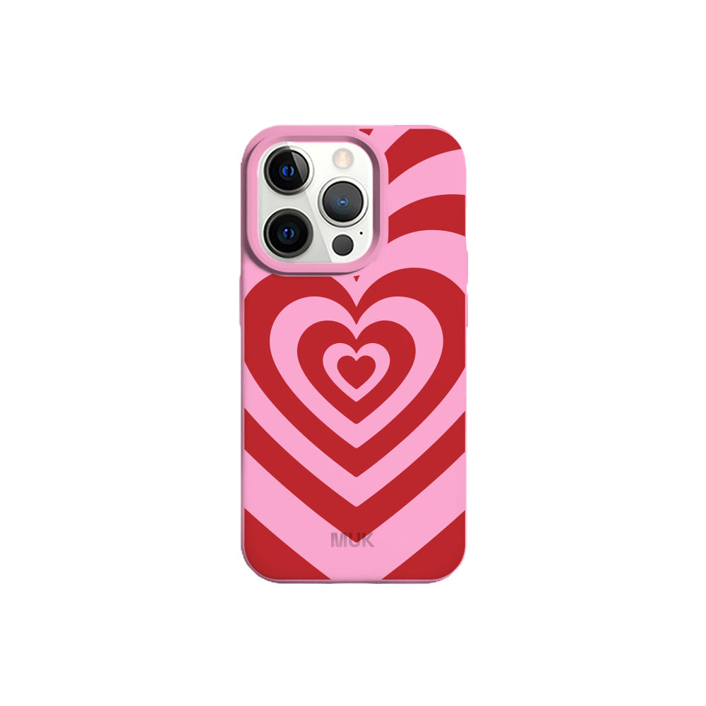 Heart Phone Case - Pink