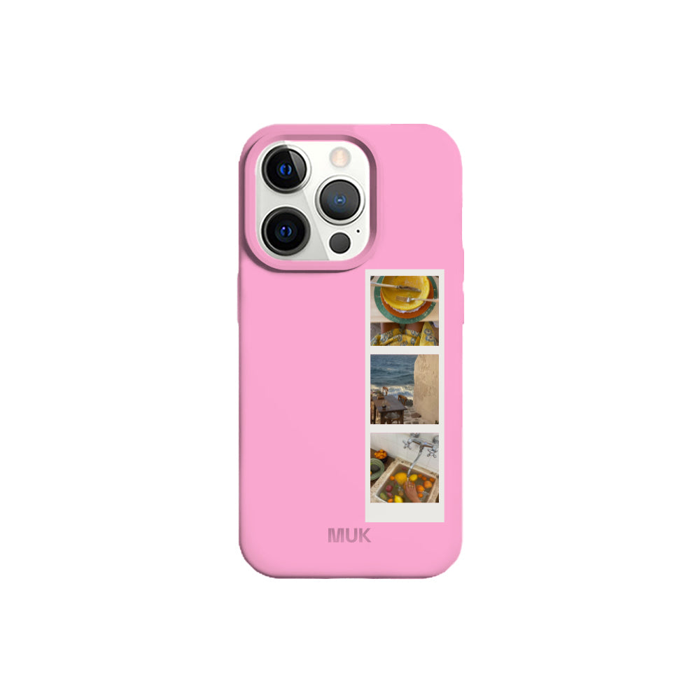 Photomaton Phone Case - Pink Personalized