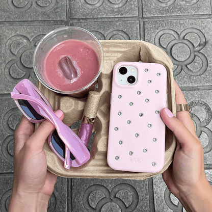 Pink Eyelets Case